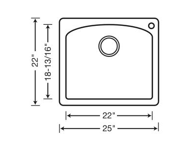 Blanco 440210 Diamond Single Bowl Drop-In