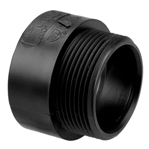 3 inch ABS DWV Male Adapter H x MIPT