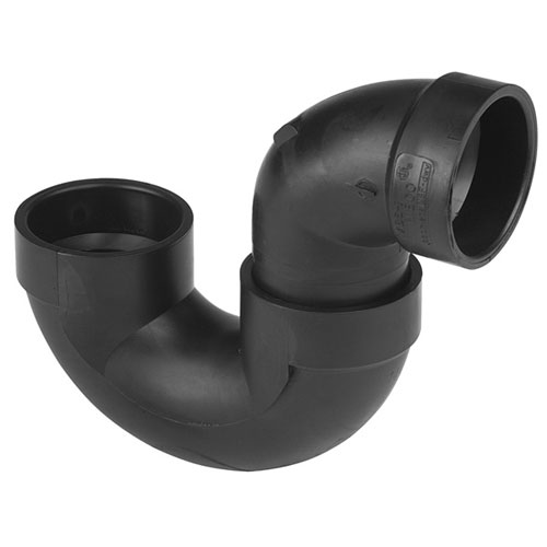 3 inch ABS DWV Plastic Fittings P-Trap Hub x Hub