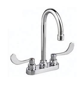 American Standard 7500.140.002 Monterrey Centerset Gooseneck Lavatory Faucet - Polished Chrome