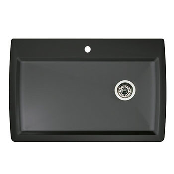 Blanco 440194 Diamond Super Single Bowl Drop-In Silgranit II Kitchen Sink - Anthracite