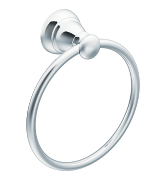 Moen Y2686CH Creative Specialties Banbury Towel Ring - Chrome