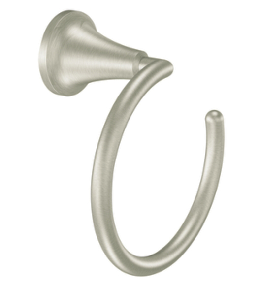 Moen YB5886BN Creative Specialties Icon Towel Ring - Brushed Nickel