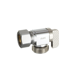 Dahl 211-33-04 5/8 OD Comp x Male Hose Angle Valve - Chrome