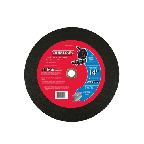 Diablo DBD140109A01F 14 in x 7/64 in x 1 in Metal Chop Saw Disc