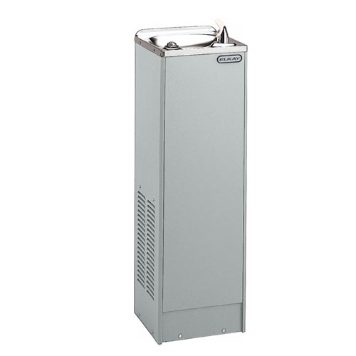 Elkay LFDE10L1Z 10 GPH Space-Ette Floor Model Filtered Water Cooler - Light Gray Granite