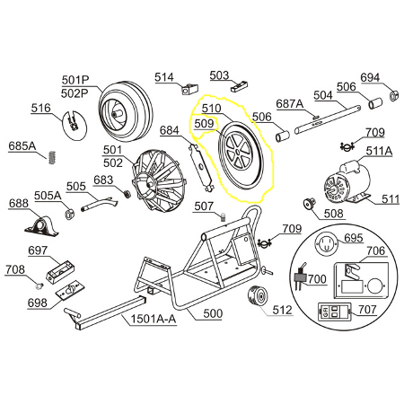 Gorlitz 509 Shaft Pully