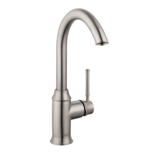 Hansgrohe 04217800 Talis C Bar Faucet - Steel Optik