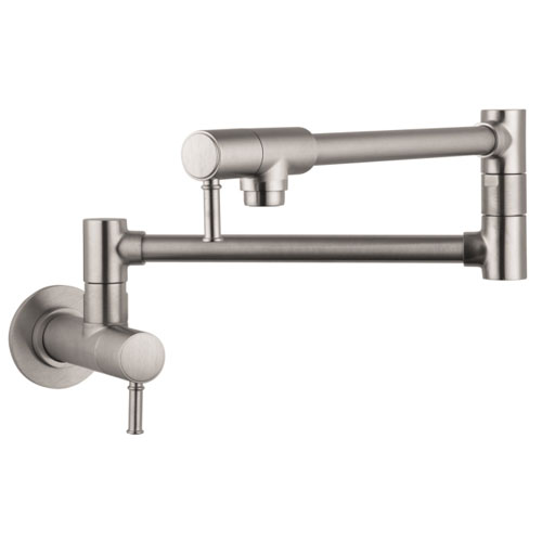 Hansgrohe 04218800 Talis C Pot Filler Wall Mounted - Steel Optik