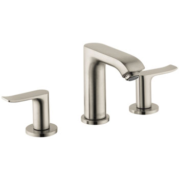 Hansgrohe 31083821 Metris 100 Widespread Lavatory Faucet - Brushed Nickel