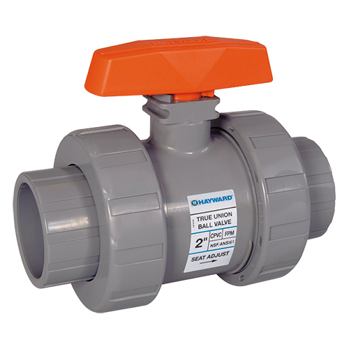 Hayward TB1050STE 1/2 in TB Series True Union PVC Ball Valve Valve Socket/Threaded EPDM