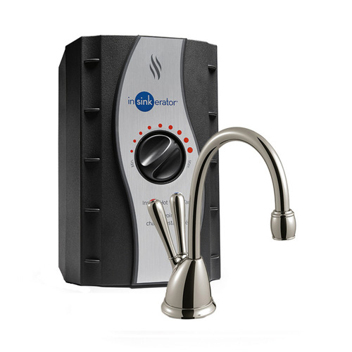 InSinkErator HC-VIEWSN-SS Involve View Hot and Cool Water Dispenser with Stainless Steel Tank - Satin Nickel