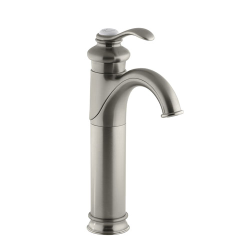 Kohler K-12183-BN Fairfax Tall Single Control Lavatory Faucet - Brushed Nickel