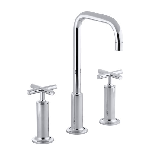 Kohler K-14408-3-CP Purist Widespread Lavatory Faucet - Polished Chrome