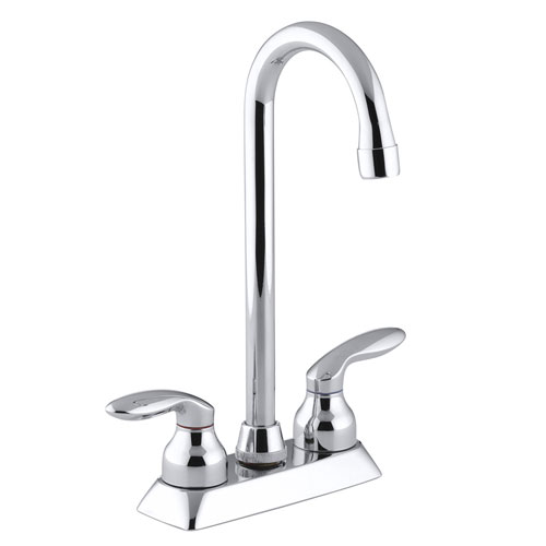 Kohler K-15275-4-CP Coralais Two Handle Centerset Bar/Entertainment Faucet - Polished Chrome