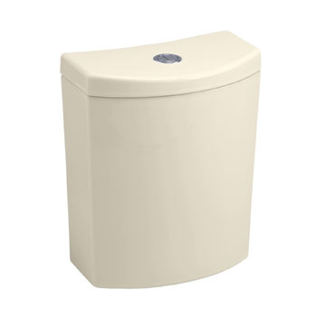 Kohler K-4441-96 Persuade Curv Dual Flush Tank - Biscuit