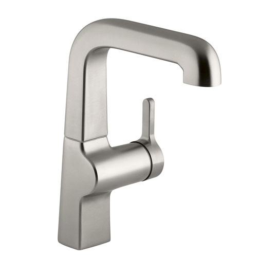 Kohler K-6335-VS Evoke Secondary Single Control Faucet - Vibrant Stainless Steel