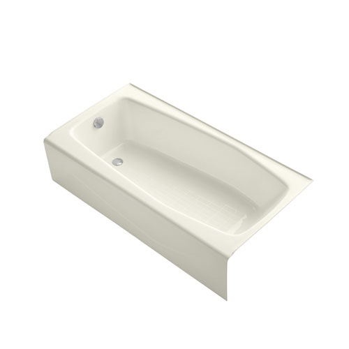 Kohler K-715-96 Villager Bath With Left-Hand Drain - Biscuit