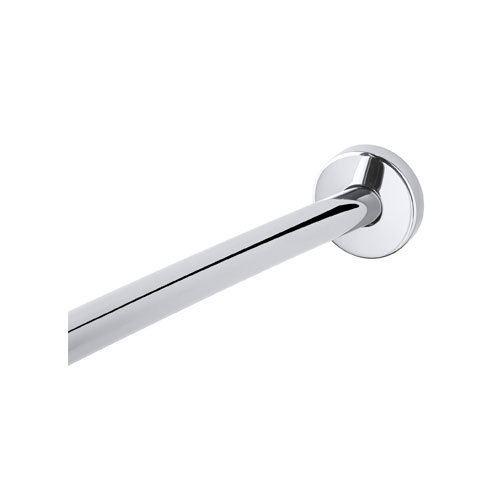 Kohler K-9351-S Expanse Contemporary Design Curved Shower Rod - Polished Stainless