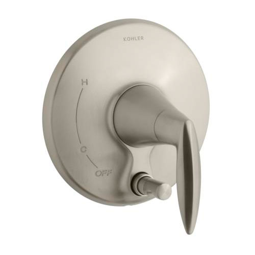 Kohler K-T45112-4-BN Alteo Valve Trim with Push-Button Diverter - Brushed Nickel