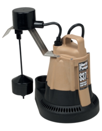 Liberty Pumps S37 1/3 hp Builders Series Submersible Sump Pump