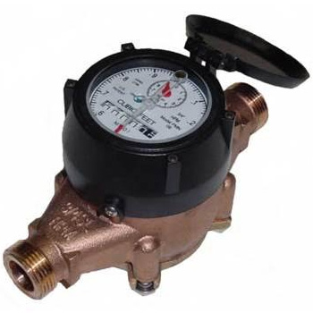 Zenner PMN02 Nitro MultiJet 5/8 in x 3/4 in Residential Water Submeter