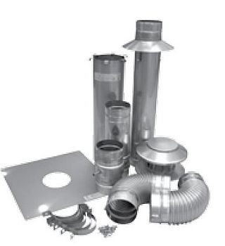 Noritz VK4-V1 Stainless Steel Single-Wall, Vertical Termination Vent Kit