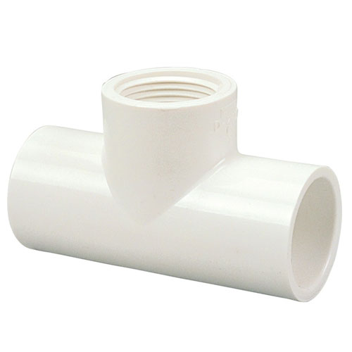 3/4 inch Slip x Slip x FIPT Tee PVC Schedule 40 Pressure Fittings