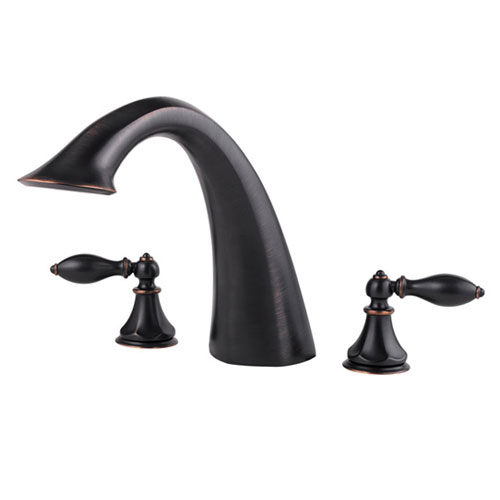 Pfister 806-E0BY Catalina 3-Hole Roman Tub Faucet - Tuscan Bronze