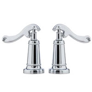 Price Pfister HHL-YPLC Ashfield Metal Lever Handle Pair Chrome