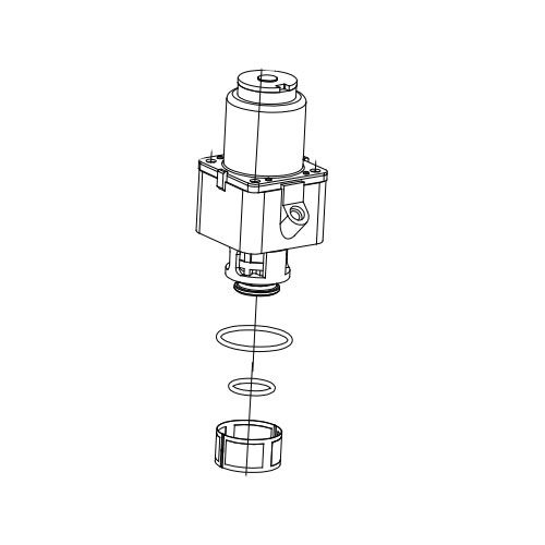 Toto THP3190R Solenoid Unit and Diaphram Assy