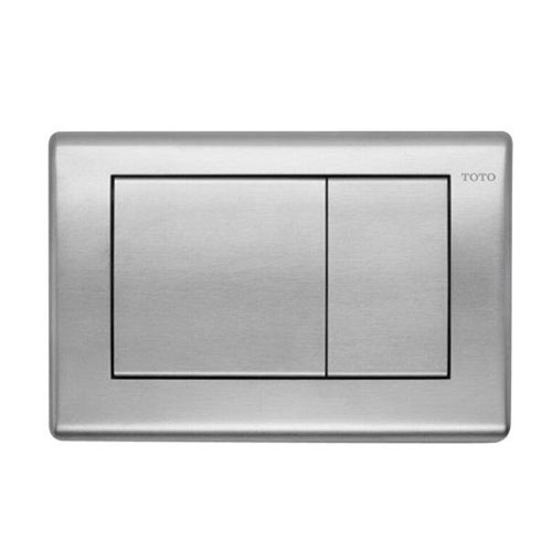 Toto YT820#CP Convex Push Plate with Dual Button - Chrome