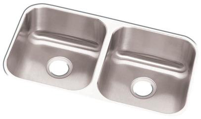 Elkay DXUH3118 Dayton Undermount Double Bowl Sink - Stainless Steel