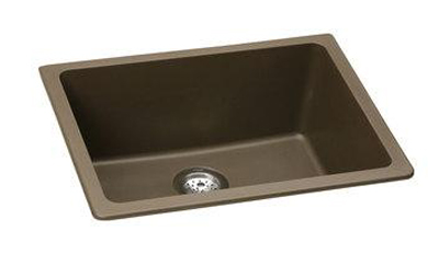 Elkay ELGU2522MC0 Gourmet E-Granite Undermount Sink - Mocha