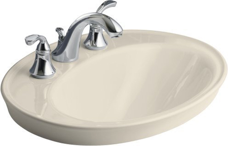 Kohler K-2075-8-47 Serif Self-Rimming Lavatory With 8