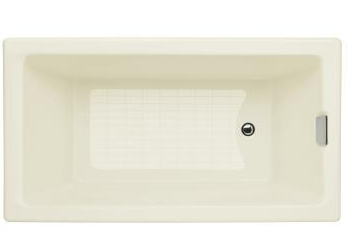 Kohler K-855-96 Tea-For-Two 5.5 Foot Bath - Biscuit