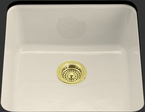 Kohler K-6587-47 Iron/Tones Self-Rimming/Undercounter Kitchen Sink - Almond