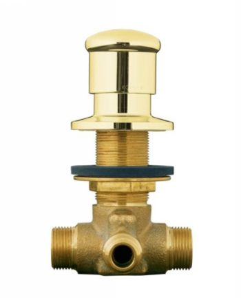 Kohler K-9530-PB Deck-Mount Two-Way Diverter Valve - Polished Brass