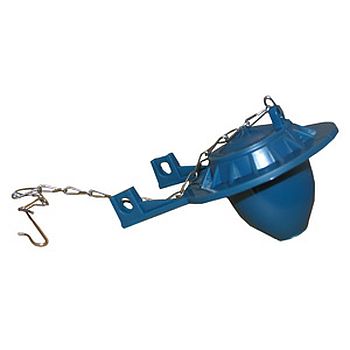 Lasco 04-1585 Blue Chemical Resistant Flapper with Chain