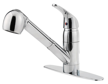 Pfister G133-10CC Pfirst Single Handle Pull-out Kitchen Faucet - Chrome