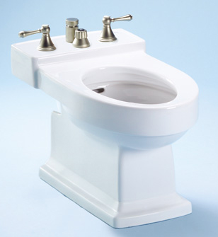 Toto BT930B-12 Lloyd Vertical Spray Bidet - Sedona Beige (Pictured in Cotton White)