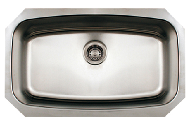 Whitehaus WHNCUS2917 Noah Undermount Kitchen Sink - Brushed Stainless Steel